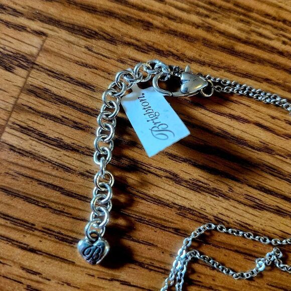 BRIGHTON "Monkeying Around" Silver Plated Necklace JEWELRY TO LIVE IN! - Picture 3 of 8